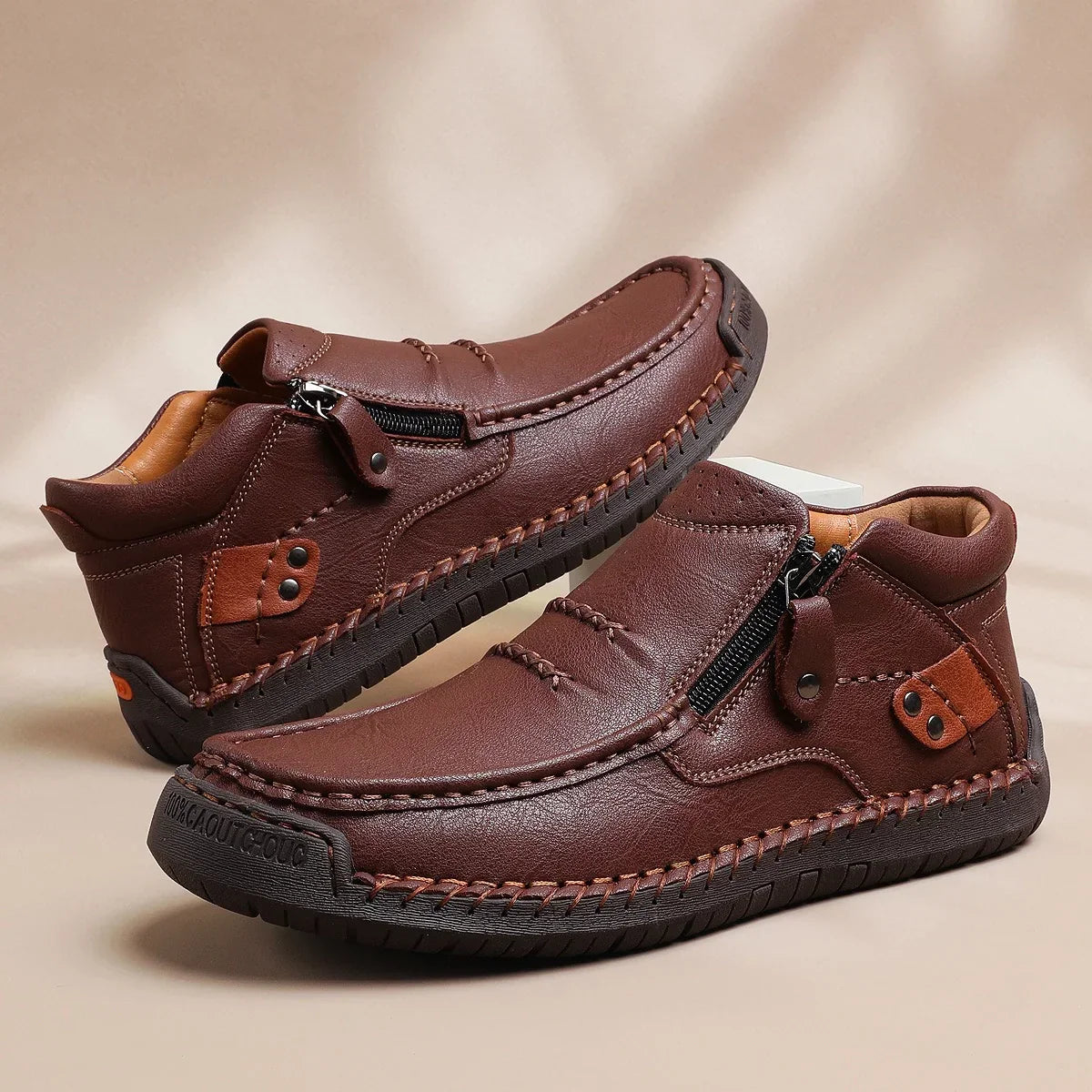 Barton™ • Chaussures en cuir faites à la main, alliant confort et caractère