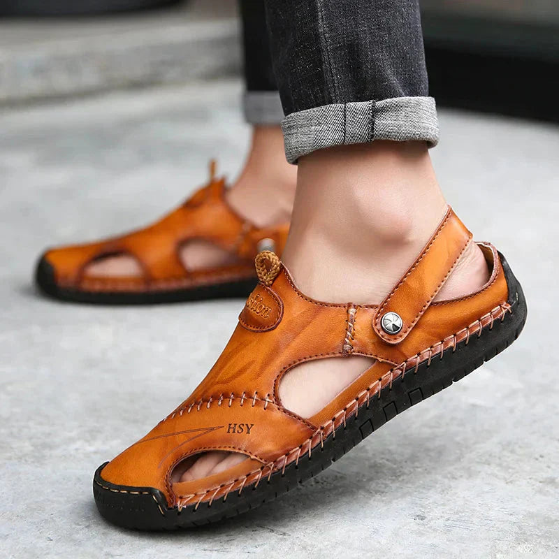 Zavon™ • Sandales Orthopédiques en Cuir