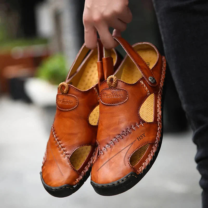 Sandales Orthopédiques en Cuir / Modeline™