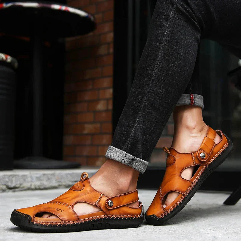 Zavon™ • Sandales Orthopédiques en Cuir