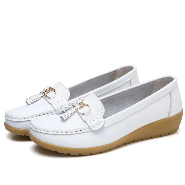 OrthoMoc™ • Mocassins Orthopédiques en Cuir pour Femme