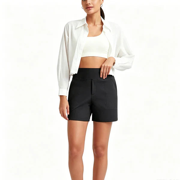 Norelia™ – Short élégant taille haute pour femme