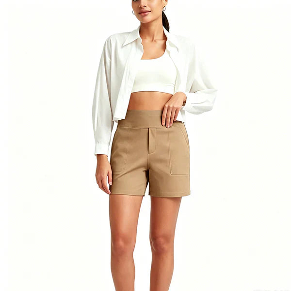Norelia™ – Short élégant taille haute pour femme