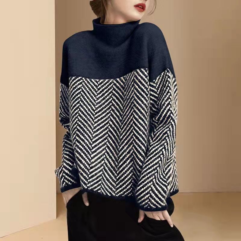 Pull chaud contrasté | Zavon