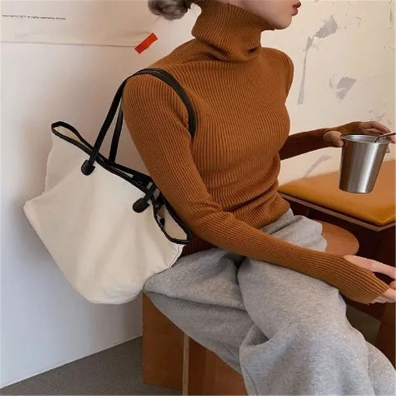 Pull Col Roulé Alice | Zavon