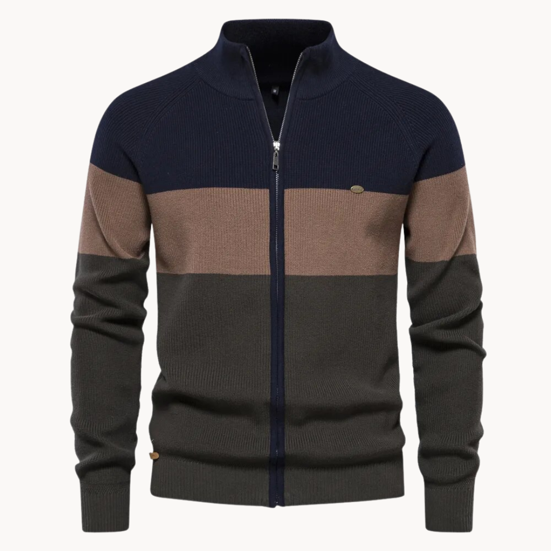 Cardigan zippé d’automne Edy | Zavon