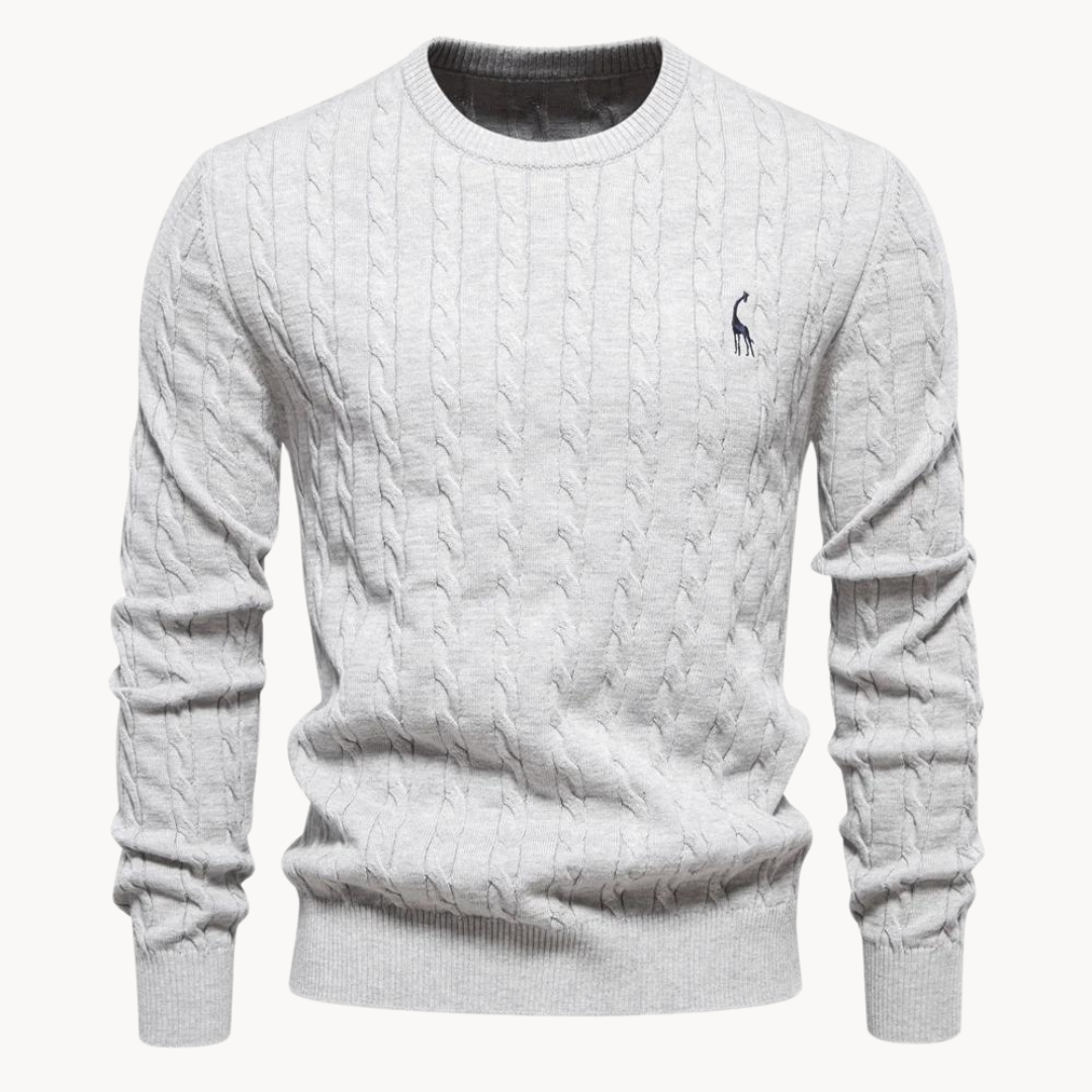 Pull en maille torsadée Kosta | Zavon