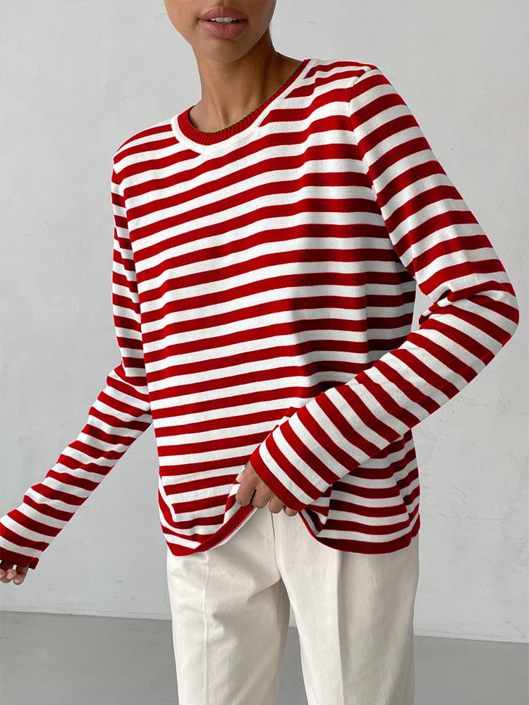 Pull ample rayé | Zavon