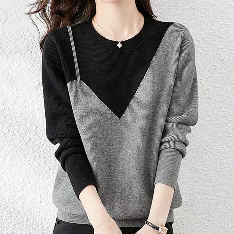 Pull tricoté à col rond | Zavon