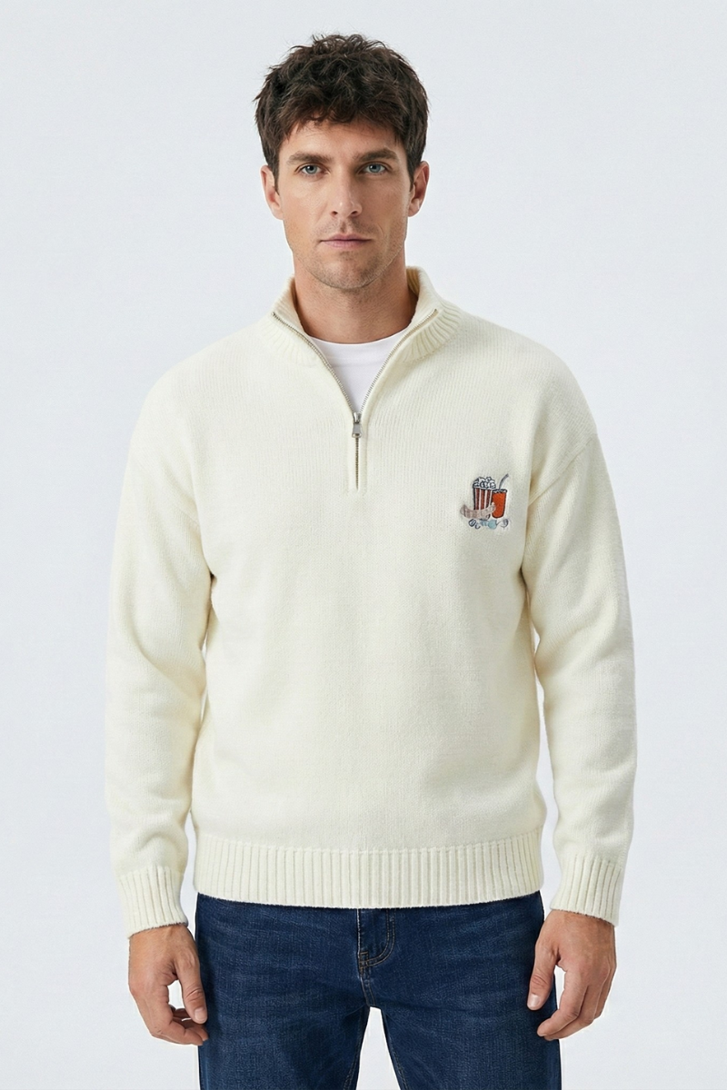 Pull zippé élégant Evan | Zavon