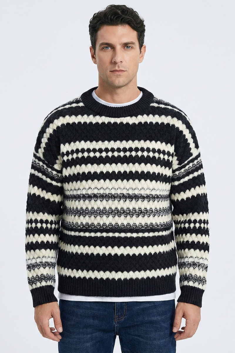 Pull col rond Dexter | Zavon
