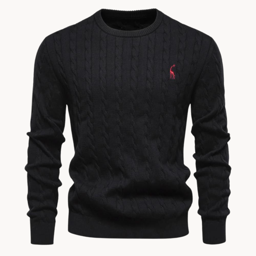 Pull en maille torsadée Kosta | Zavon