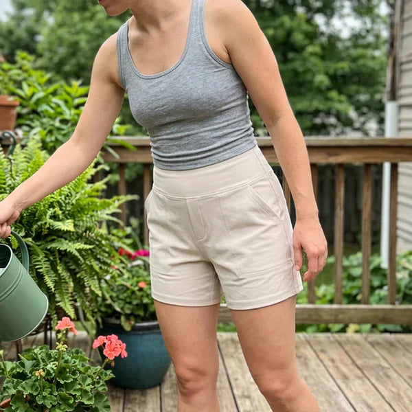 Norelia™ – Short élégant taille haute pour femme