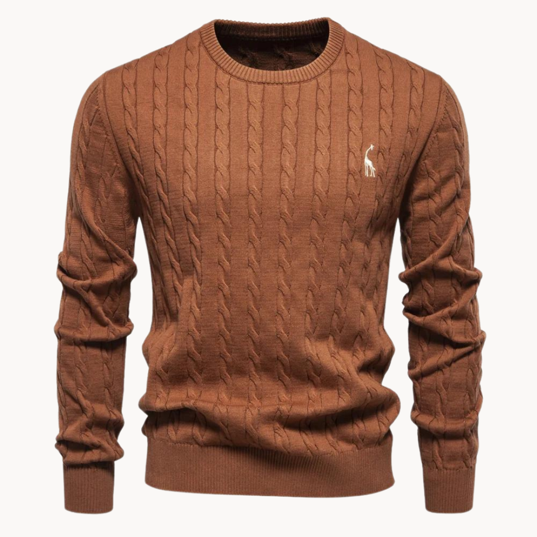 Pull en maille torsadée Kosta | Zavon