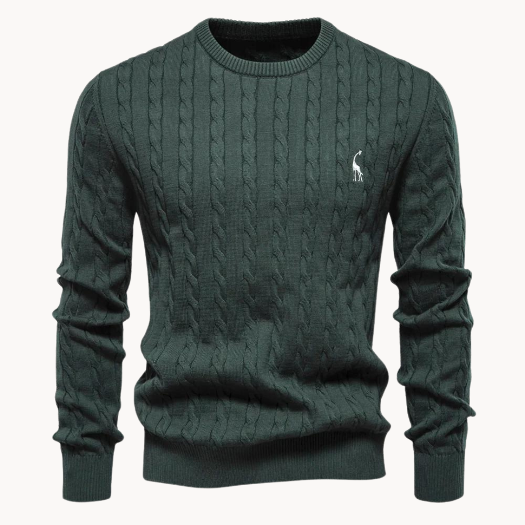 Pull en maille torsadée Kosta | Zavon