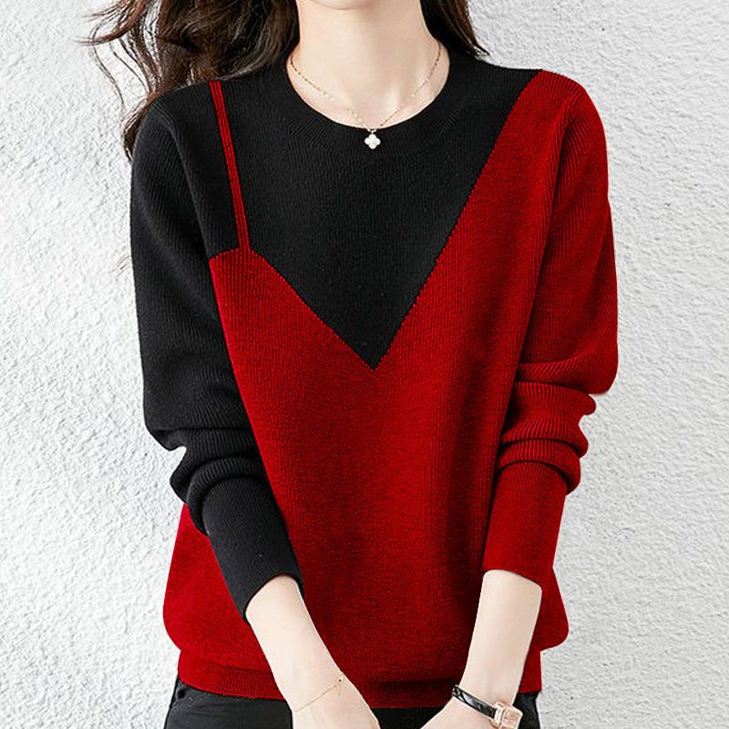 Pull tricoté à col rond | Zavon