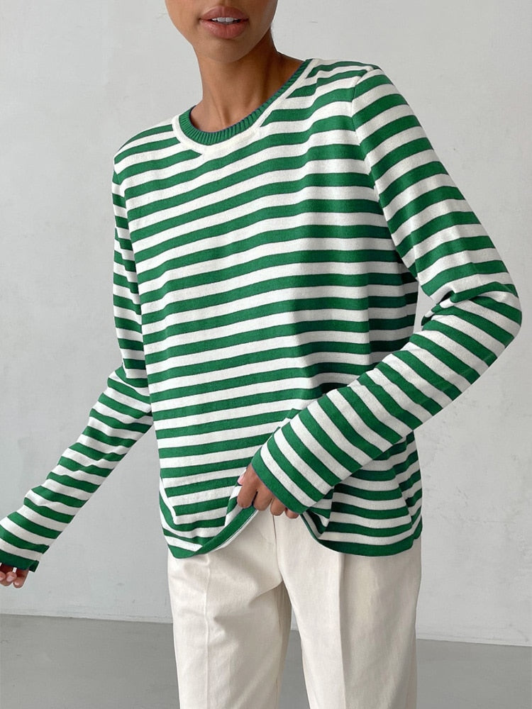 Pull ample rayé | Zavon