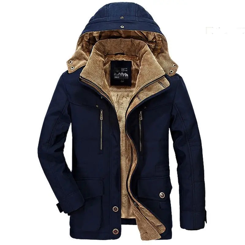 Manteau d'hiver long James Premium pour homme | Zavon