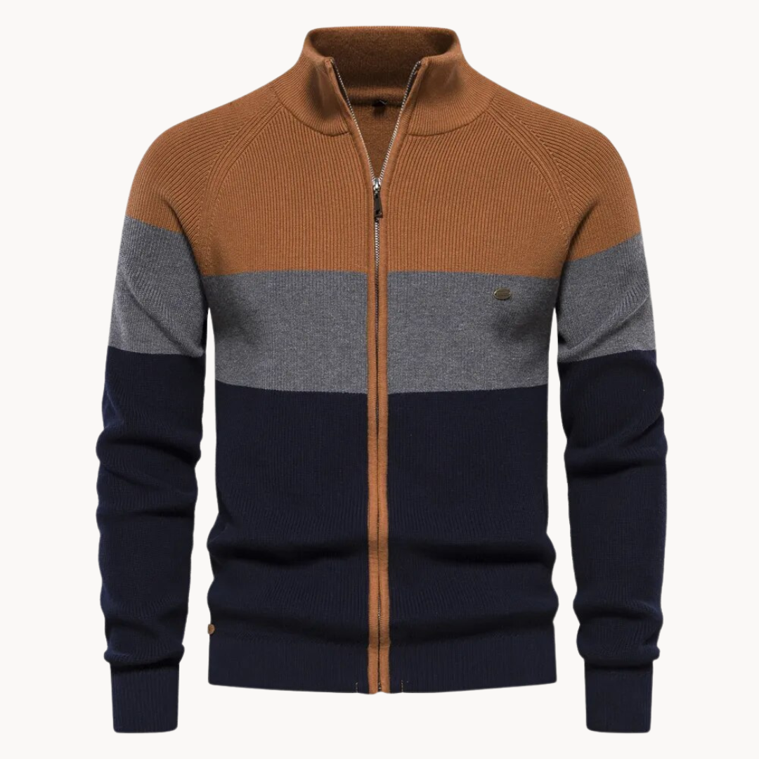 Cardigan zippé d’automne Edy | Zavon