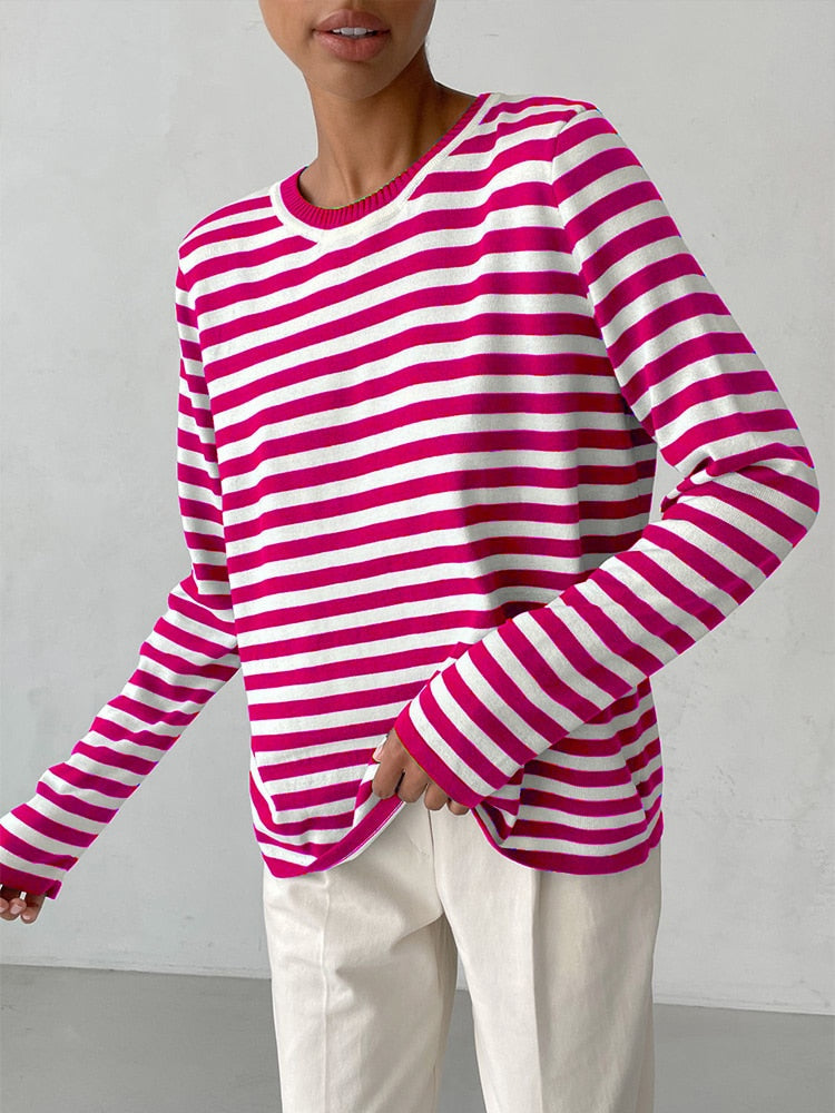 Pull ample rayé | Zavon