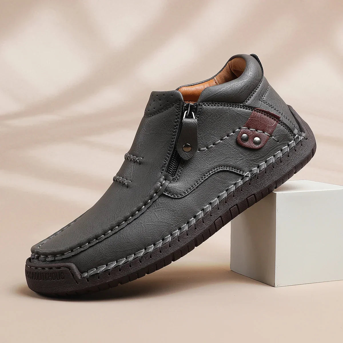 Barton™ • Chaussures en cuir faites à la main, alliant confort et caractère