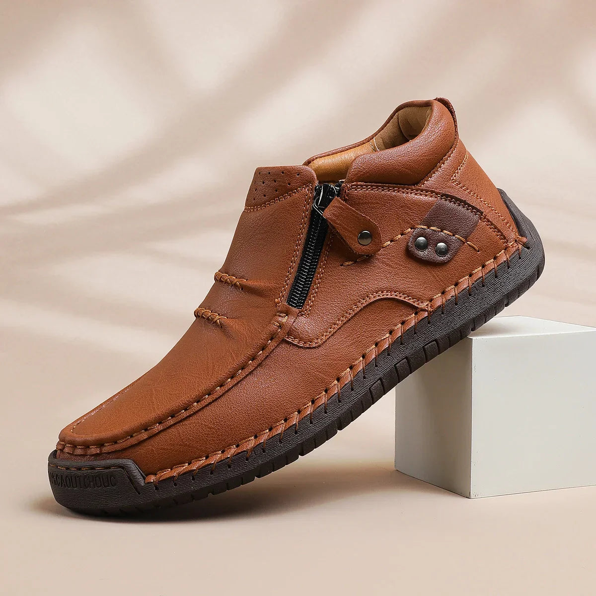 Barton™ • Chaussures en cuir faites à la main, alliant confort et caractère