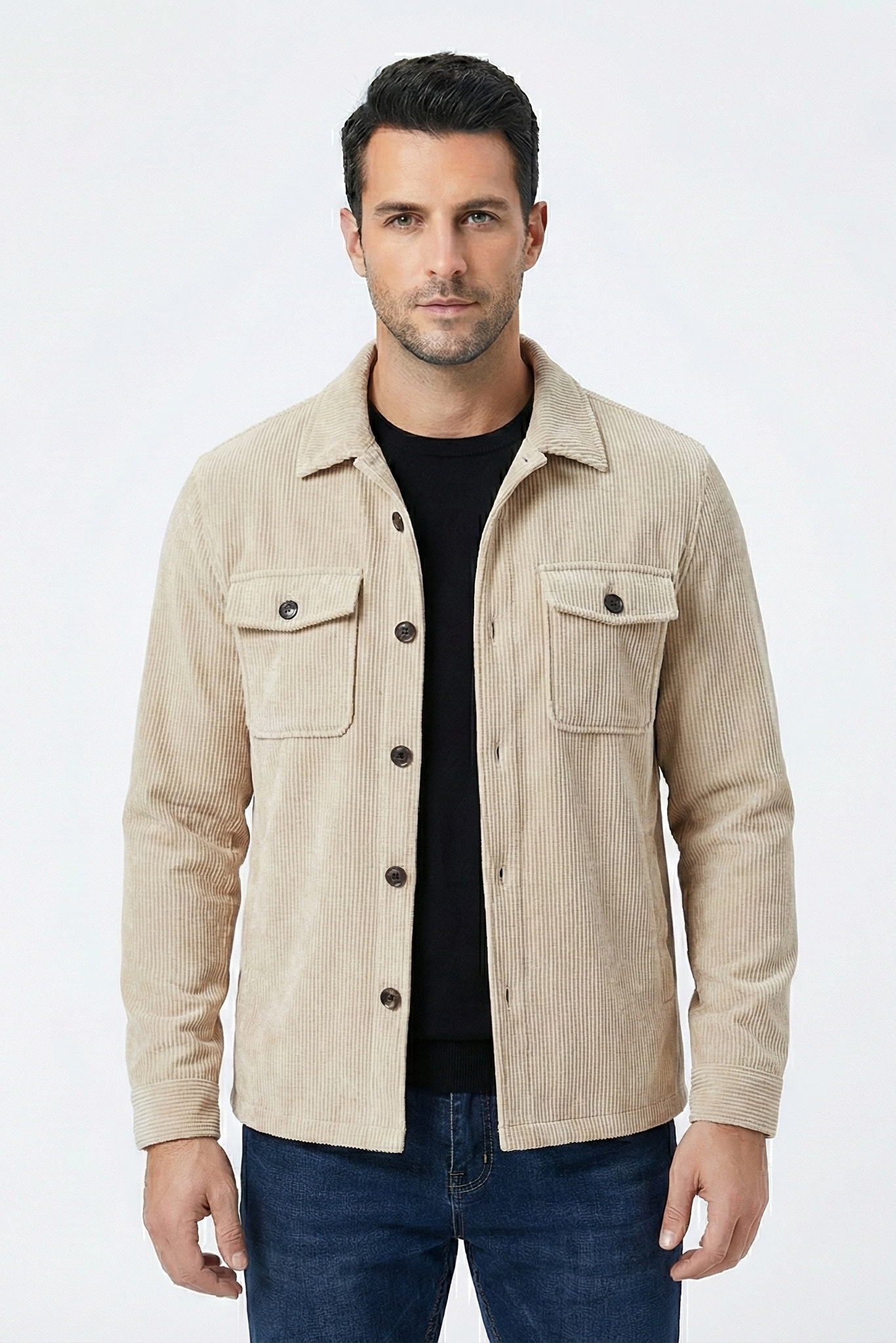 Veste à revers rayé vintage pour hommes | Zavon