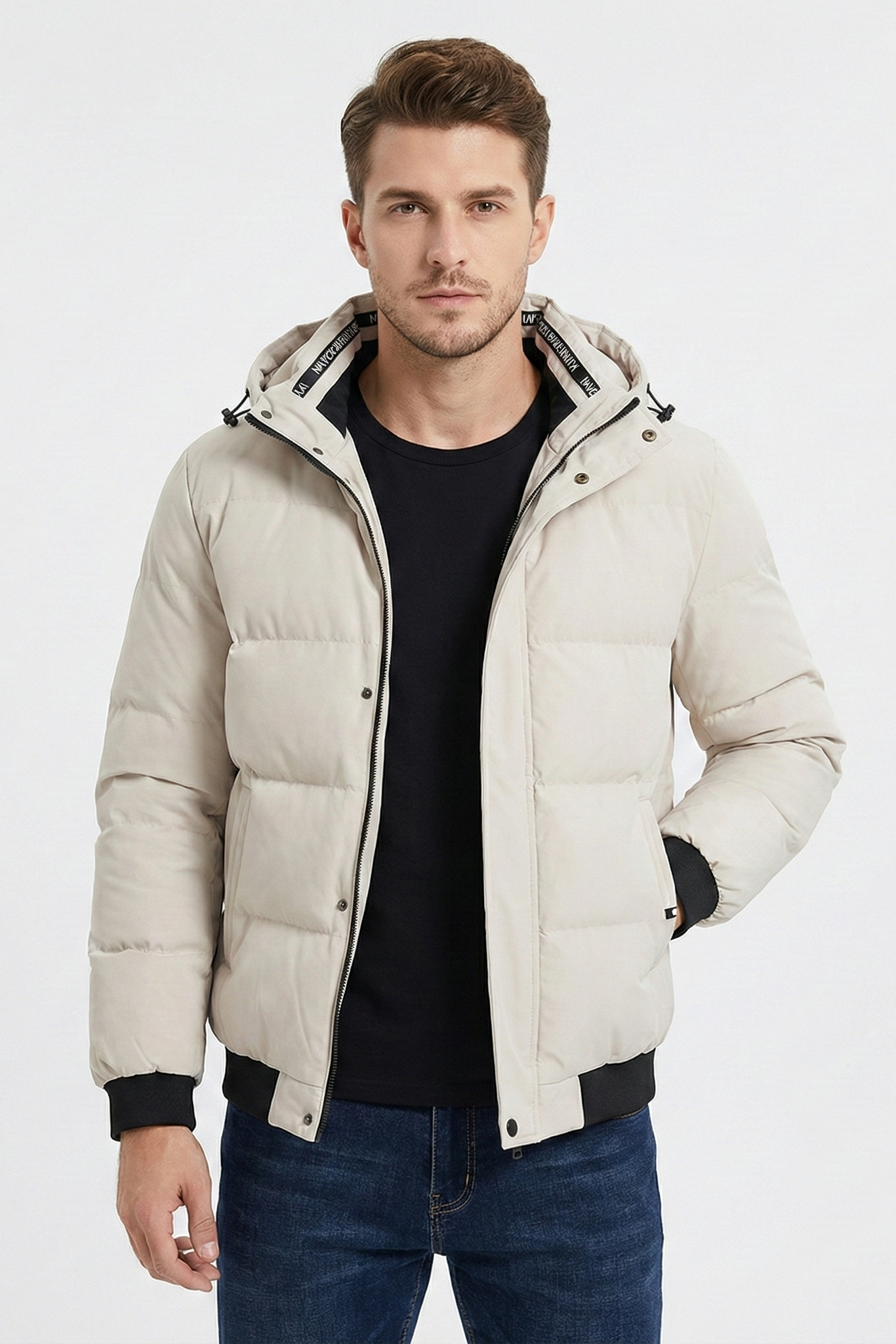Veste d'hiver en coton pour hommes | Zavon