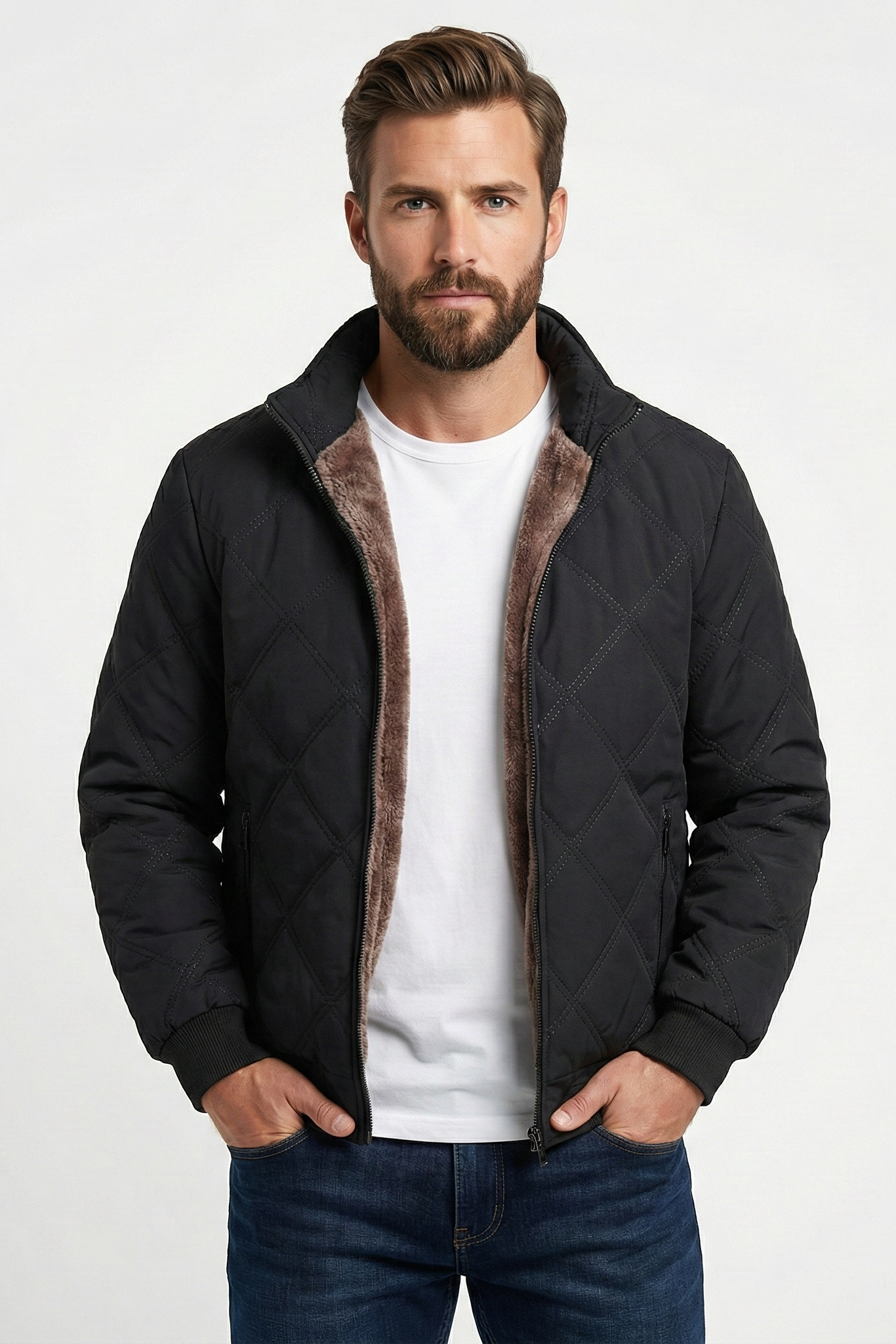 Veste d'automne doudoune pour hommes | Zavon