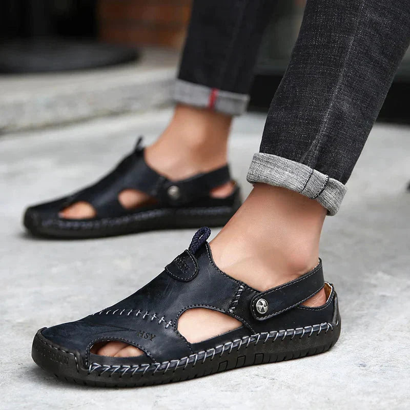 Zavon™ • Sandales Orthopédiques en Cuir