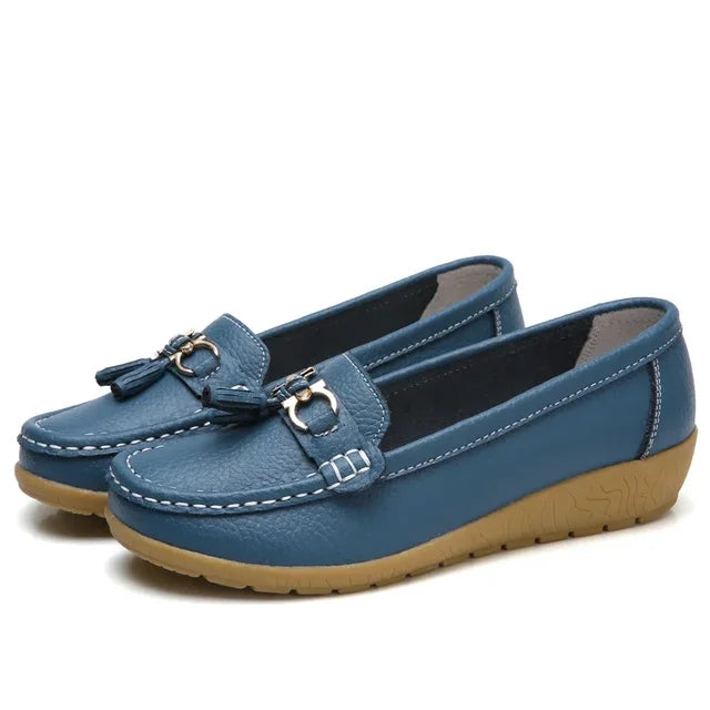 OrthoMoc™ • Mocassins Orthopédiques en Cuir pour Femme