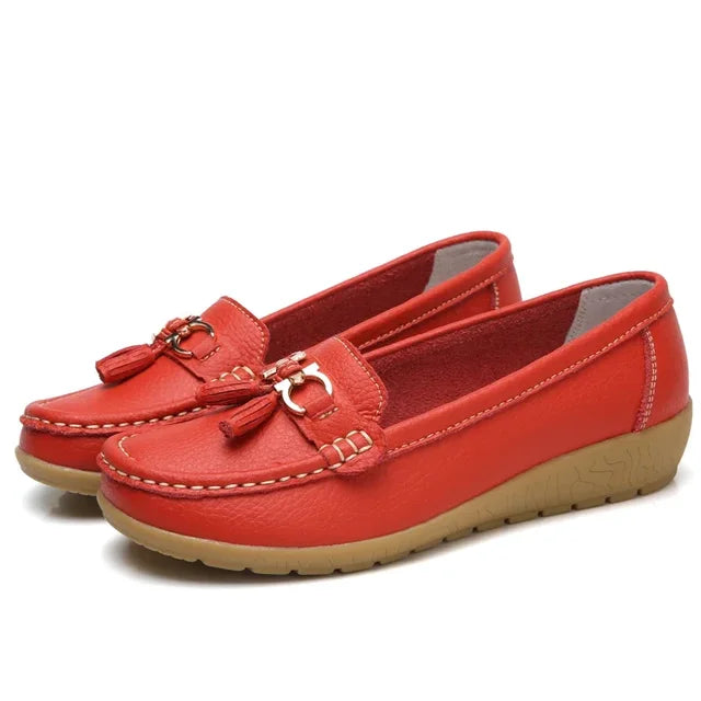 OrthoMoc™ • Mocassins Orthopédiques en Cuir pour Femme