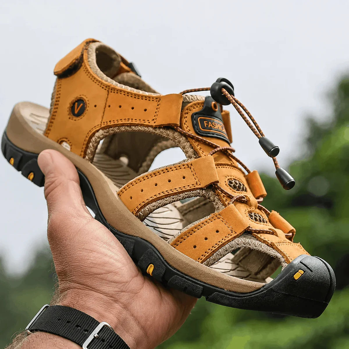 ErgoStride™ | Sandales de confort tout-terrain pour hommes