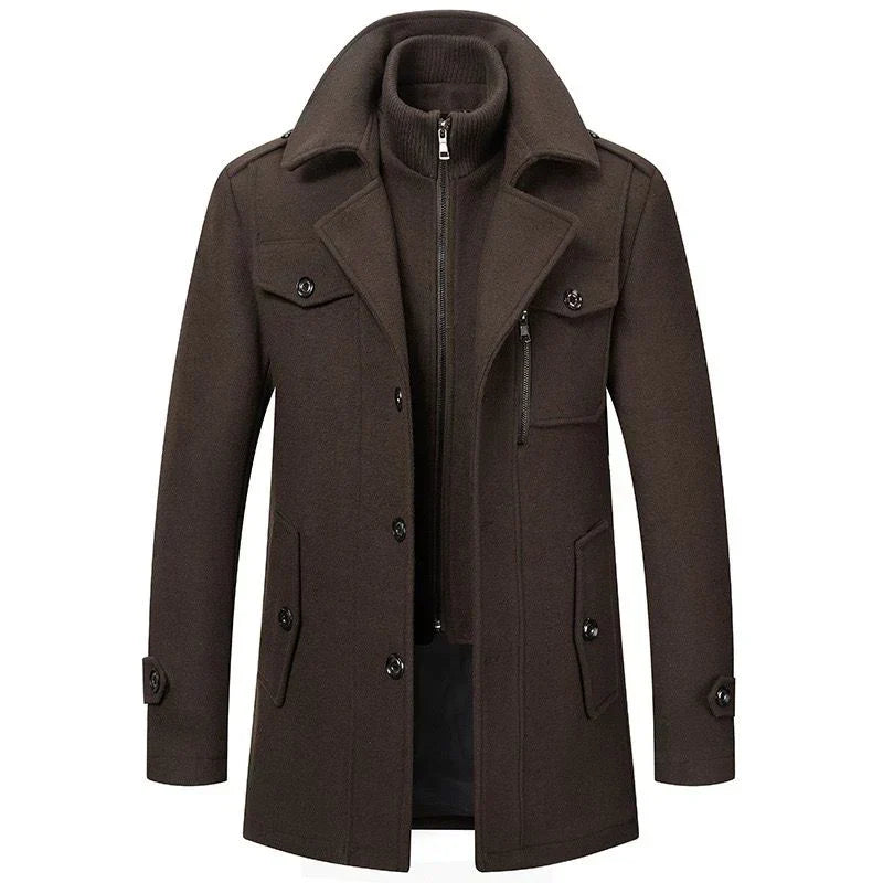Manteau deux pièces pour homme : style et chaleur au quotidien | PEAKY™