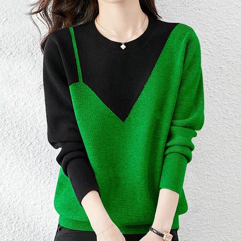 Pull tricoté à col rond | Zavon