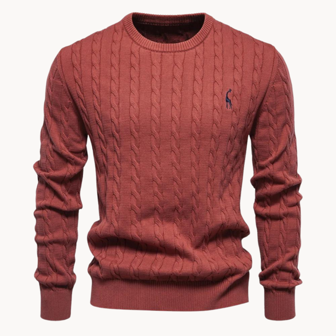 Pull en maille torsadée Kosta | Zavon