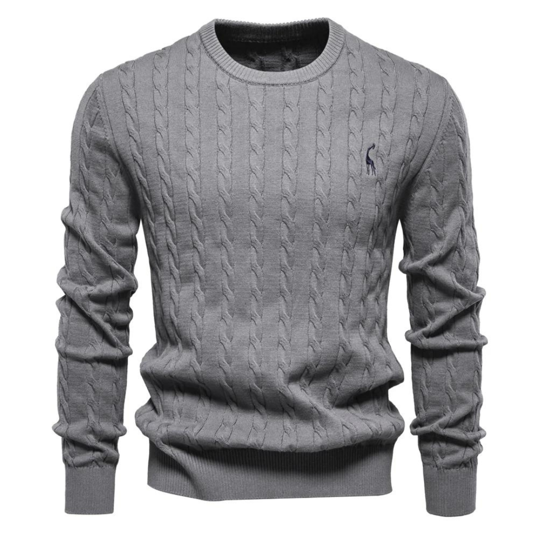 Pull en maille torsadée Kosta | Zavon