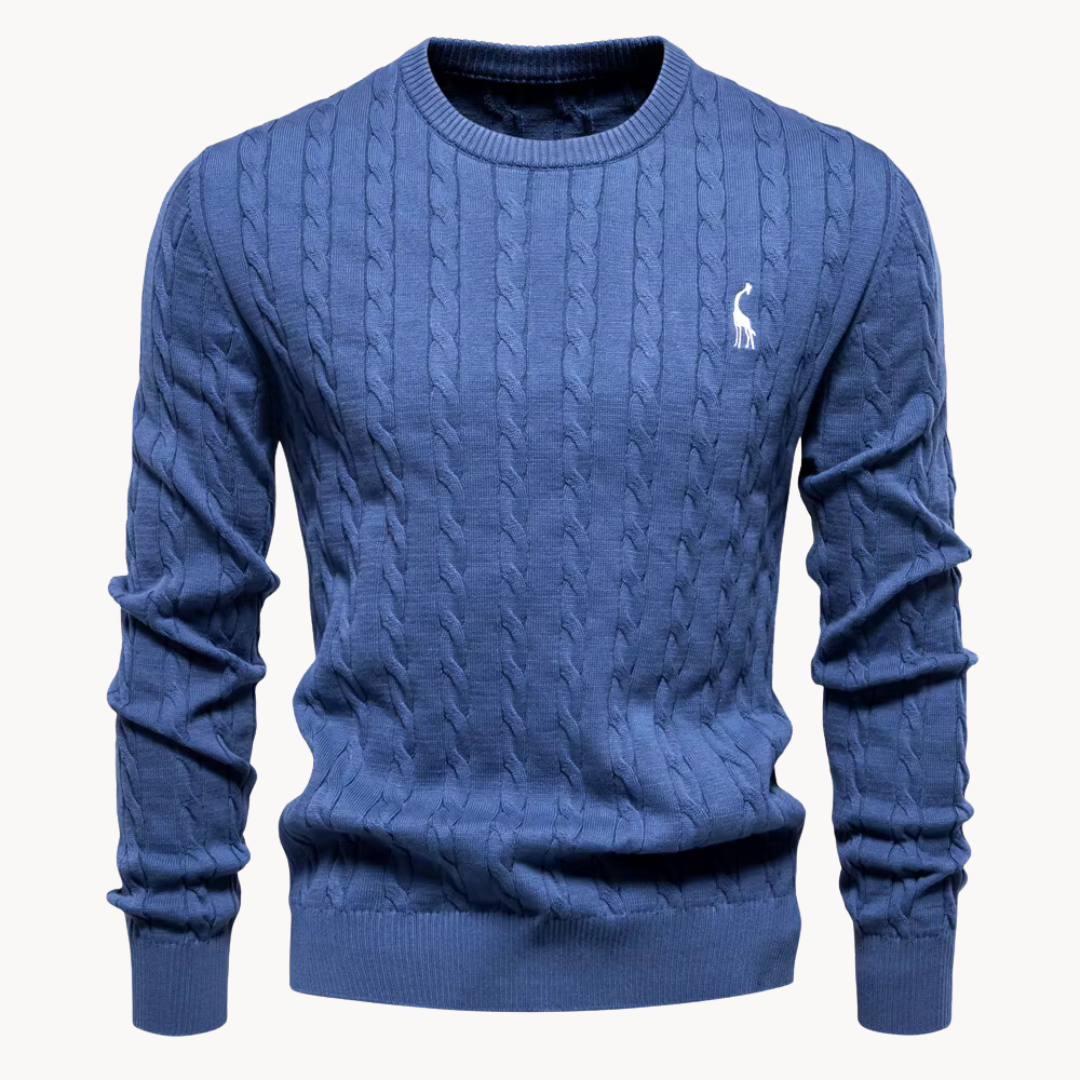 Pull en maille torsadée Kosta | Zavon