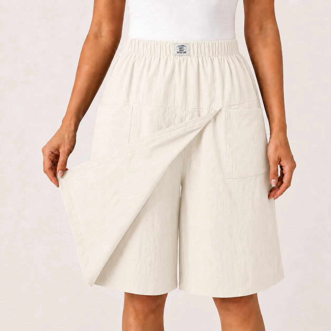 Veliora™ - Jupe-short élégante pour femme à effet portefeuille