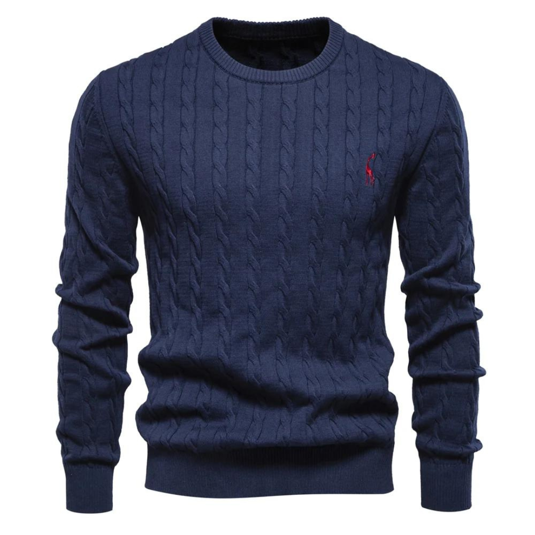 Pull en maille torsadée Kosta | Zavon