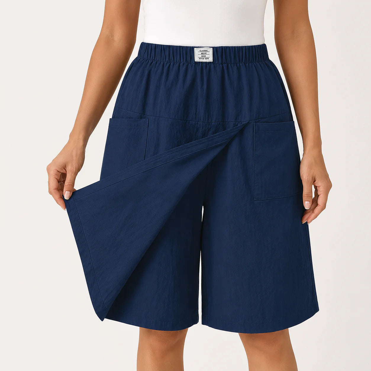 Veliora™ - Jupe-short élégante pour femme à effet portefeuille
