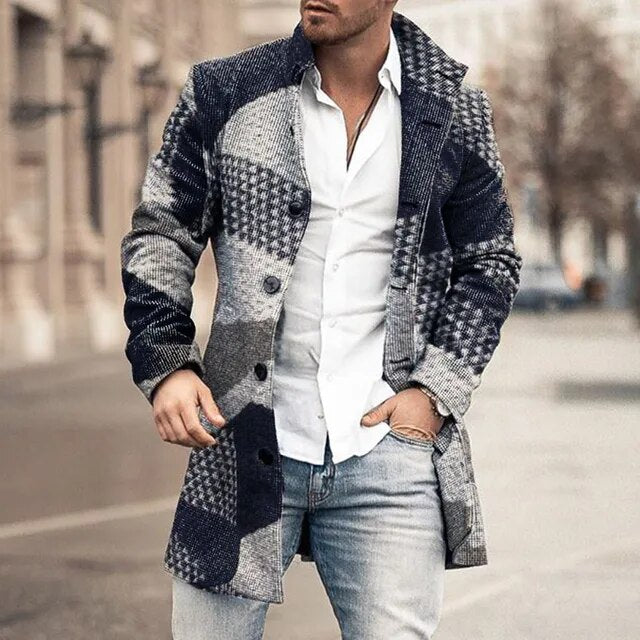 Veste longue boutonnée | Zavon